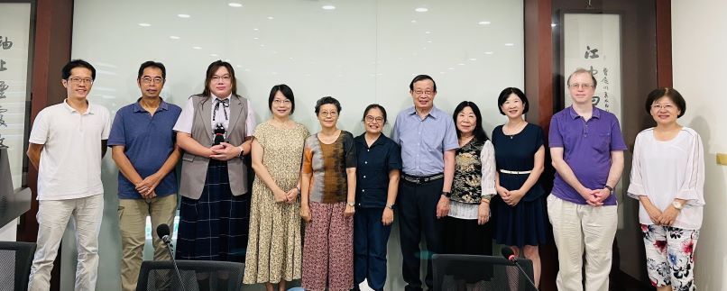 中央研究院黃正德院士來訪演講合影